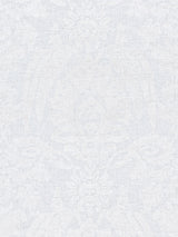 Scalamandre SC 000127053 SNOW LIA DAMASK SHEER Fabric - Eade's Wallpaper