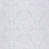 Scalamandre SC 000127053 SNOW LIA DAMASK SHEER Fabric - Eade's Wallpaper