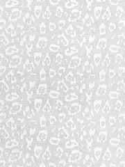 Scalamandre SC 000127054 IVORY LEOPARD LINEN SHEER Fabric - Eade's Wallpaper