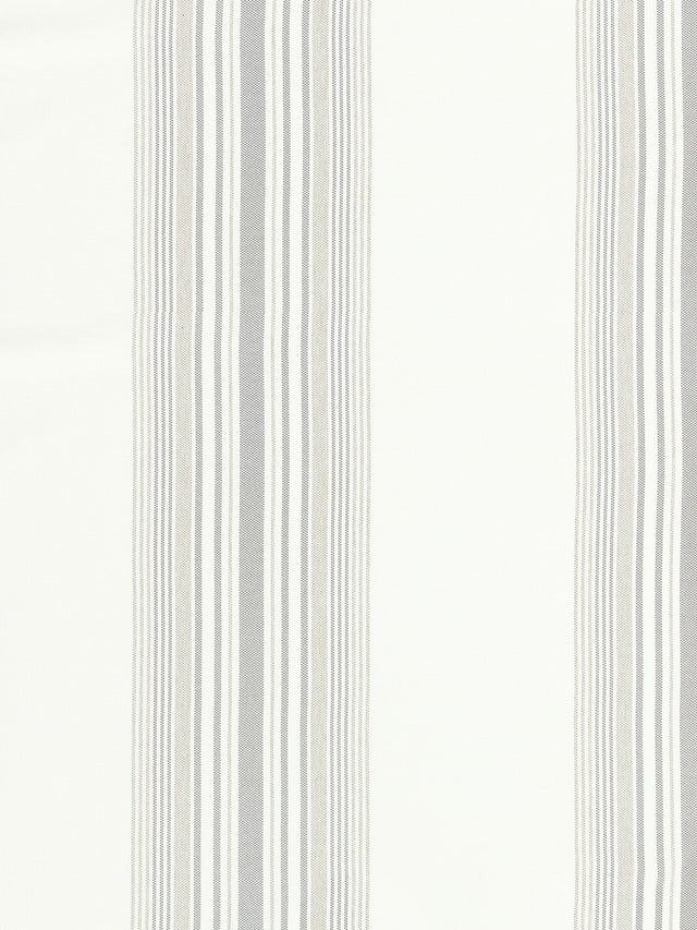Scalamandre SC 000127069 WHITE SAND NAUTICAL STRIPE Fabric - Eade's Wallpaper