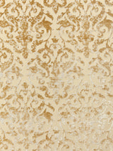 Scalamandre SC 000127078 CHAMPAGNE VENEZIA SILK VELVET Fabric - Eade's Wallpaper