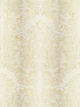 Scalamandre SC 000127093 PARCHMENT SORRENTO LINEN DAMASK Fabric - Eade's Wallpaper