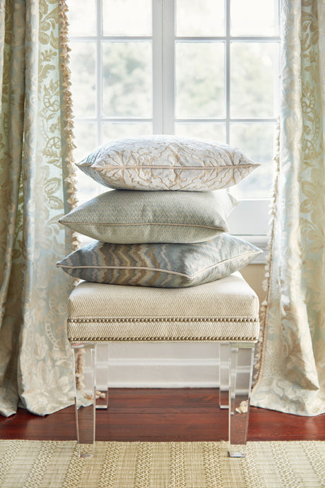 Scalamandre SC 000127104 ALABASTER CORTONA CHENILLE Fabric - Eade's Wallpaper