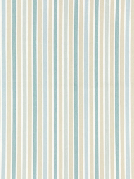 Scalamandre SC 000127114 SEAGLASS LEEDS COTTON STRIPE Fabric - Eade's Wallpaper