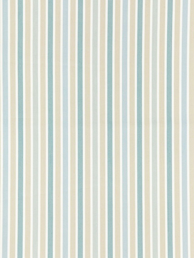 Scalamandre SC 000127114 SEAGLASS LEEDS COTTON STRIPE Fabric - Eade's Wallpaper