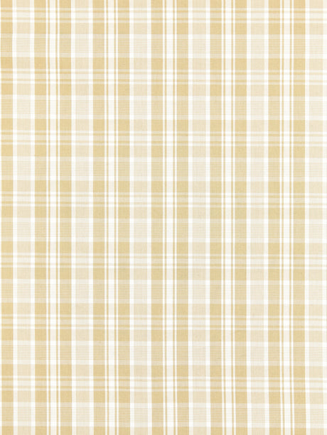Scalamandre SC 000127122 CAMEL PRESTON COTTON PLAID Fabric - Eade's Wallpaper