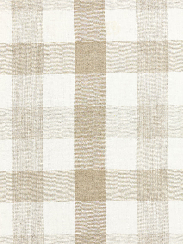 Scalamandre SC 000127135 LINEN WESTPORT LINEN PLAID Fabric - Eade's Wallpaper