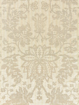 Scalamandre SC 000127136 CHAMPAGNE METALLINE DAMASK Fabric - Eade's Wallpaper