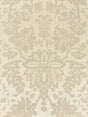 Scalamandre SC 000127136 CHAMPAGNE METALLINE DAMASK Fabric - Eade's Wallpaper