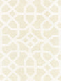 Scalamandre SC 000127149 NATURAL & IVORY LINEN LATTICE Fabric - Eade's Wallpaper