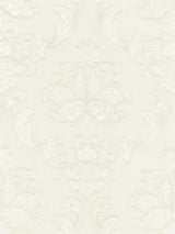 Scalamandre SC 000127160 IVORY CORNELIA DAMASK EMBROIDERY Fabric - Eade's Wallpaper