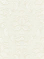 Scalamandre SC 000127160 IVORY CORNELIA DAMASK EMBROIDERY Fabric - Eade's Wallpaper
