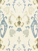 Scalamandre SC 000127172 CLOUD MANDALAY IKAT EMBROIDERY Fabric - Eade's Wallpaper