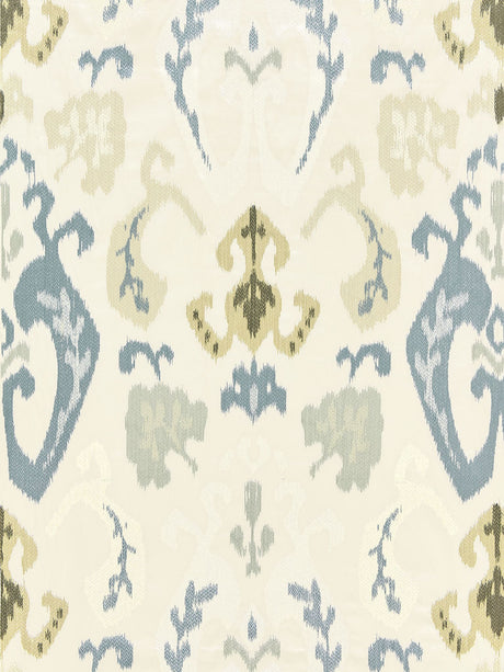 Scalamandre SC 000127172 CLOUD MANDALAY IKAT EMBROIDERY Fabric - Eade's Wallpaper