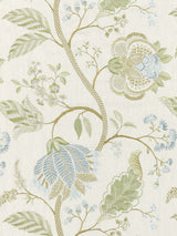 Scalamandre SC 000127175 SUMMER SAGE PALAMPORE EMBROIDERY Fabric - Eade's Wallpaper