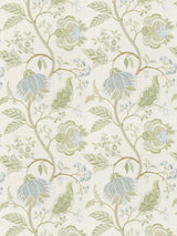 Scalamandre SC 000127175 SUMMER SAGE PALAMPORE EMBROIDERY Fabric - Eade's Wallpaper