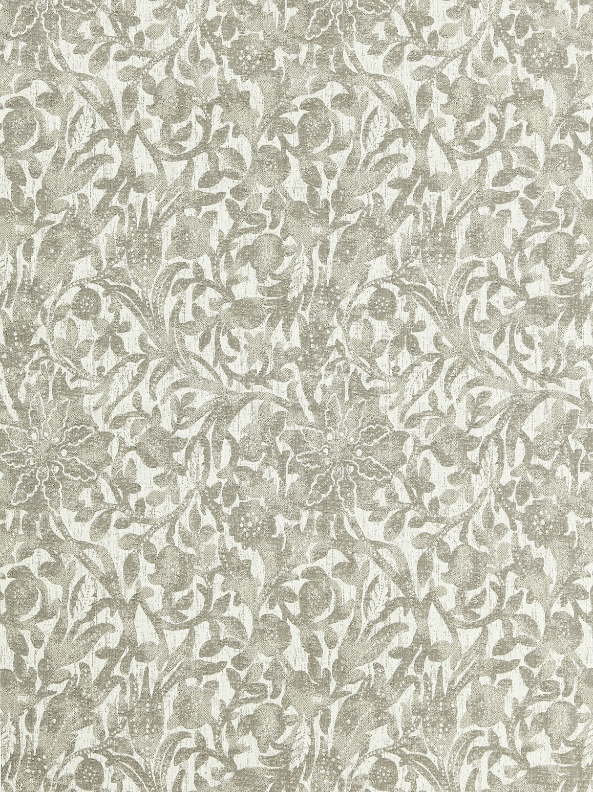 Scalamandre SC 000127195 STONE BALI FLORAL Fabric - Eade's Wallpaper