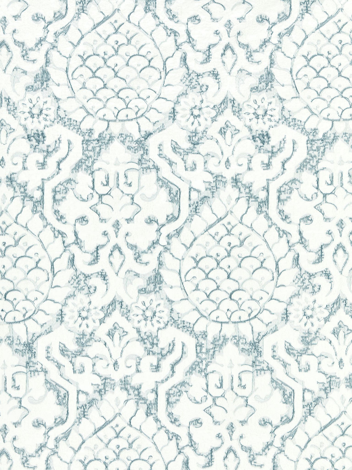Scalamandre SC 000127217 SKY SURAT EMBROIDERY Fabric - Eade's Wallpaper