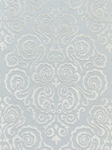Scalamandre SC 000127219 MIST CIRRUS VELVET DAMASK Fabric - Eade's Wallpaper