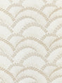Scalamandre SC 000127256 LATTE LOVEGRASS EMBROIDERY Fabric - Eade's Wallpaper