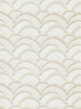 Scalamandre SC 000127256 LATTE LOVEGRASS EMBROIDERY Fabric - Eade's Wallpaper