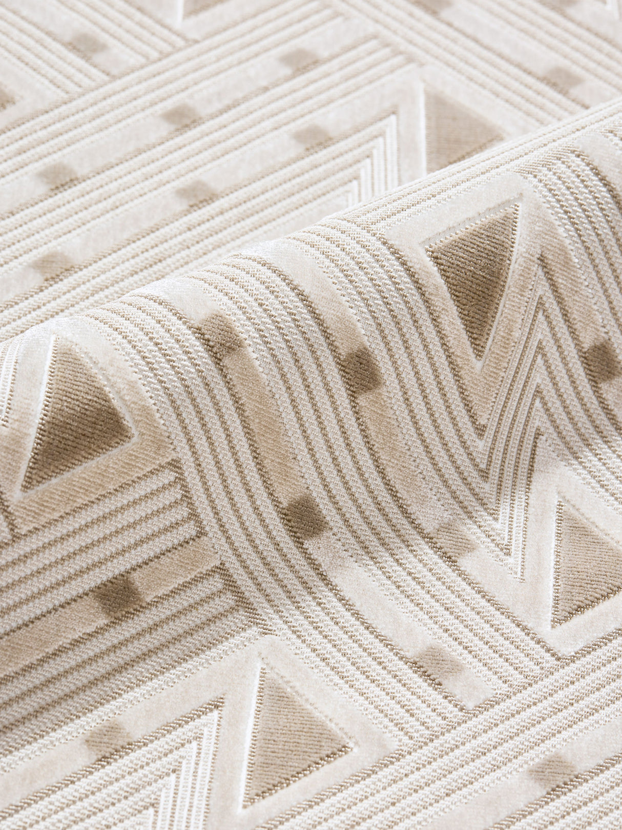 Scalamandre SC 000127323 SANDSTONE KASAI VELVET Fabric - Eade's Wallpaper