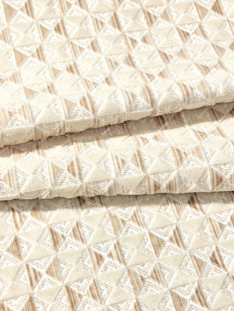 Scalamandre SC 000127324 NOUGAT PARLOR VELVET Fabric - Eade's Wallpaper
