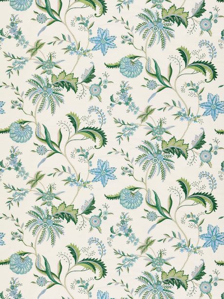 Scalamandre SC 000127325 MEADOW SERAPHINE EMBROIDERED SILK Fabric - Eade's Wallpaper