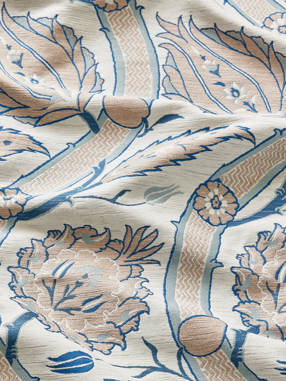 Scalamandre SC 000127326 PORCELAIN KEMHA WOVEN Fabric - Eade's Wallpaper
