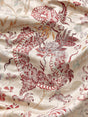 Scalamandre SC 000127327 WINTER ROSE DRAGON TABLEAU Fabric - Eade's Wallpaper