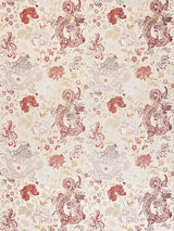 Scalamandre SC 000127327 WINTER ROSE DRAGON TABLEAU Fabric - Eade's Wallpaper