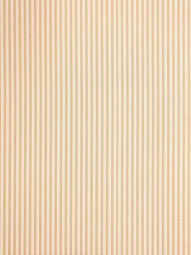 Scalamandre SC 000136395 BISCUIT KENT STRIPE Fabric - Eade's Wallpaper