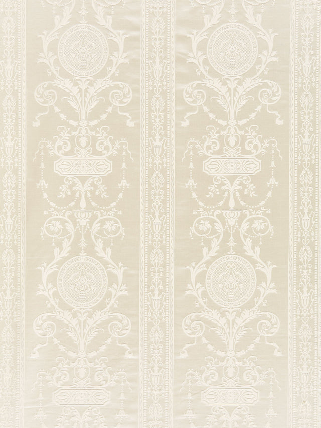 Scalamandre SC 0001516MM IVORY HEPPLEWHITE Fabric - Eade's Wallpaper