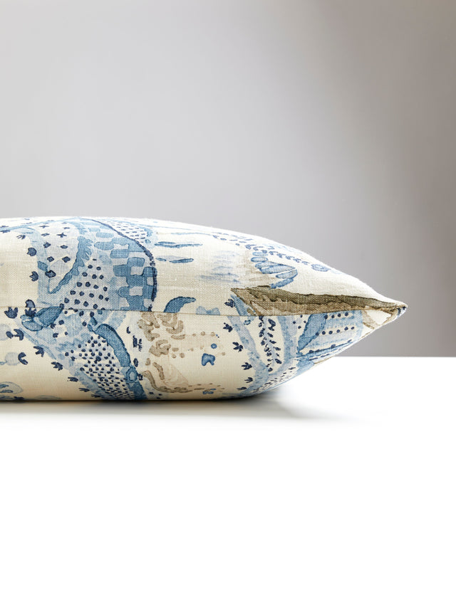 Scalamandre SC 0001KELMPILL KELMESCOTT HAND BLOCK PILLOW - P