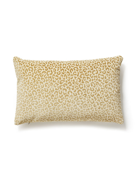 Scalamandre SC 0001LBDK27037 PANTHERA VELVET LUMBAR PILLOW -