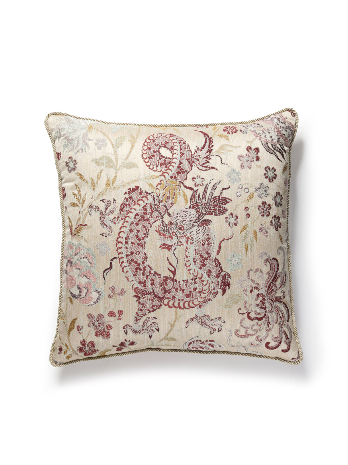 Scalamandre SC 0001SDDC27327 DRAGON TABLEAU PILLOW - Pillow 