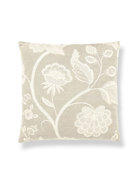 Scalamandre SC 0001SDDK27151 KENSINGTON EMBROIDERY PILLOW - 