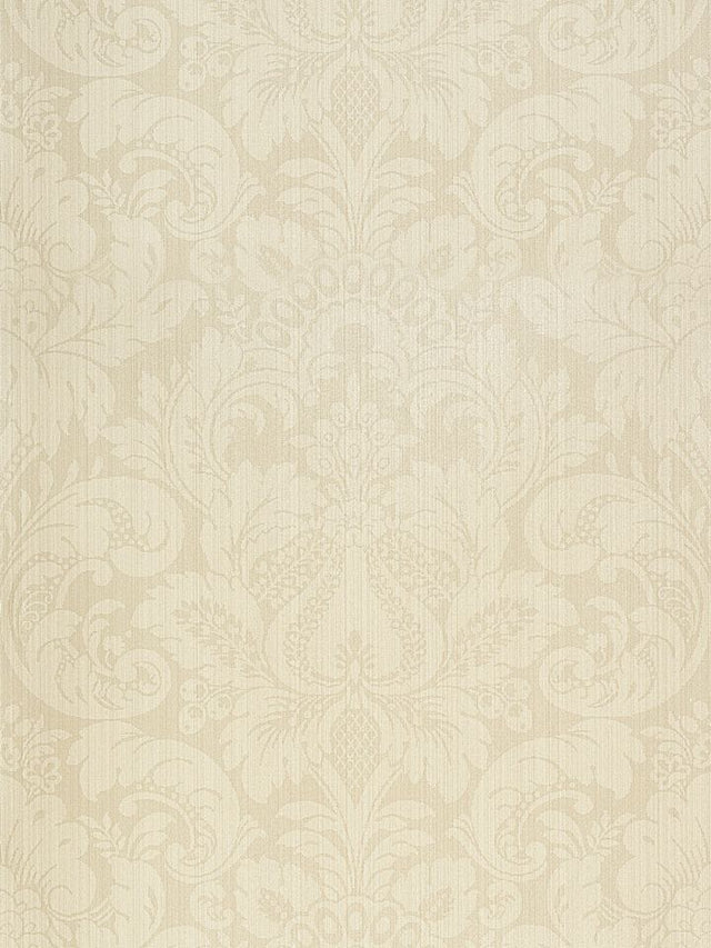 Scalamandre SC 0001WP88213 LINEN WHITE DAPHNE WALLPAPER - Eade's Wallpaper