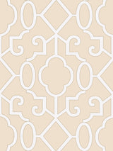 Scalamandre SC 0001WP88356 ALABASTER MING FRETWORK WALLPAPER - Eade's Wallpaper