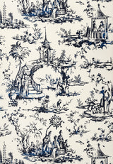 Scalamandre SC 0001WP88357 PORCELAIN SUMMER PALACE WALLPAPER - Eade's Wallpaper