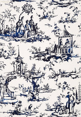 Scalamandre SC 0001WP88357 PORCELAIN SUMMER PALACE WALLPAPER - Eade's Wallpaper