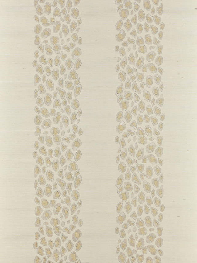 Scalamandre SC 0001WP88446 PEARL CATWALK EMBELLISHED GRASSCLOTH WALLPAPER - Eade's Wallpaper