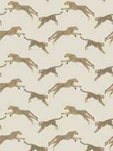 Scalamandre SC 0001WP88449D DUNE LEAPING CHEETAH WALLPAPER - Eade's Wallpaper