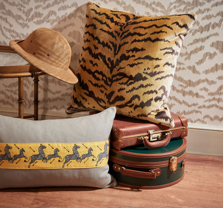 Scalamandre SC 0001WP88506 FROST TIGRESS WALLPAPER - Eade's Wallpaper
