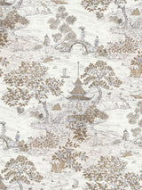 Scalamandre SC 0001WP88554 PEWTER SATOMI - WALLPAPER - Eade's Wallpaper