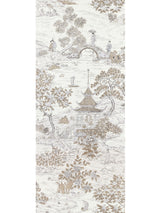 Scalamandre SC 0001WP88554 PEWTER SATOMI - WALLPAPER - Eade's Wallpaper