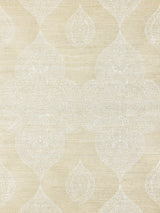 Scalamandre SC 0001WP88555 CHAI TAJ EMBROIDERED SISAL WALLPAPER - Eade's Wallpaper