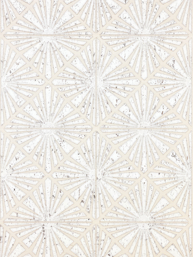 Scalamandre SC 0001WP88556 PARCHMENT MILAN DIAMOND GRASSCLOTH WALLPAPER - Eade's Wallpaper
