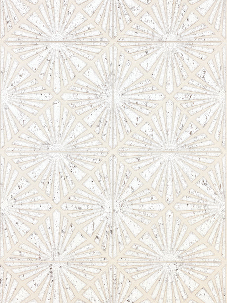 Scalamandre SC 0001WP88556 PARCHMENT MILAN DIAMOND GRASSCLOTH WALLPAPER - Eade's Wallpaper