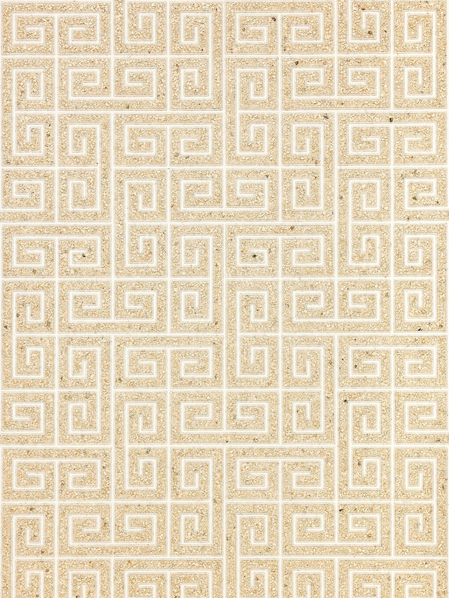 Scalamandre SC 0001WP88557 SAND FRET MOSAIC GRASSCLOTH WALLPAPER - Eade's Wallpaper
